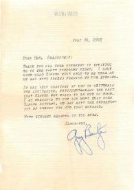 Carta dirigida a Aniela Rubinstein, 25-07-1952