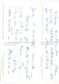 Tarjeta Postal dirigida a Aniela y Arthur Rubinstein. Valldemosa, Mallorca (España), 15-07-1961