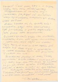 Carta dirigida a Aniela Rubinstein. Pruszkòw (Polonia), 02-04-1959