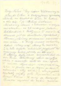 Carta dirigida a Aniela Rubinstein, 27-03-1972