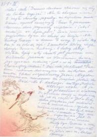 Carta dirigida a Aniela Rubinstein, 07-03-1985