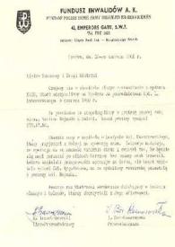 Carta dirigida a Arthur Rubinstein. Londres (Inglaterra), 20-06-1961