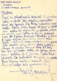 Carta dirigida a Arthur Rubinstein. Santiago (Chile)