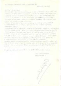 Carta dirigida a Arthur Rubinstein. Berna (Suiza), 17-09-1953