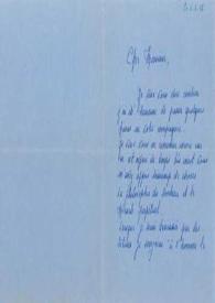 Carta dirigida a Arthur Rubinstein. Bruselas (Bélgica), 06-06-1956