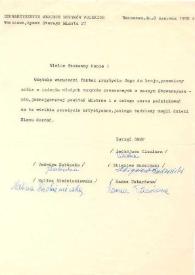 Carta dirigida a Arthur Rubinstein. Varsovia (Polonia), 08-06-1958
