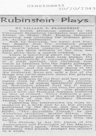 Rubinstein plays