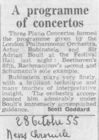 A Programme of Concertos