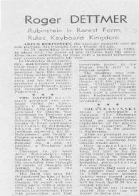 Rubinstein in rarest form, rules keyboard kingdom