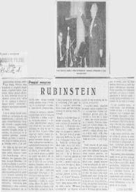 Przeglad muzyczny : Rubinstein