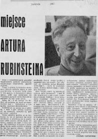 Miejsce Artura Rubinsteina (Arthur Rubinstein)