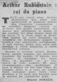 Arthur Rubinstein : Roi du piano