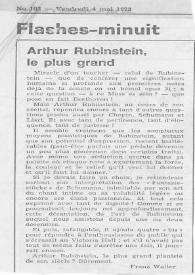 Arthur Rubinstein, le plus grand