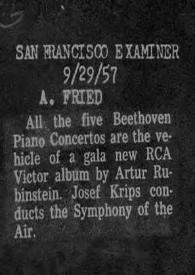 All the five Beethoven Piano Concertos are the vehicle of a gala new RCA...