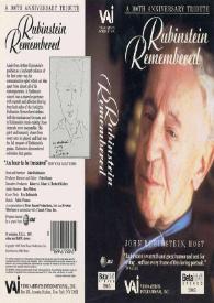 A 100th. Anniversary Tribute : Rubinstein Remembered