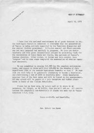 Carta circular, 16-04-1971