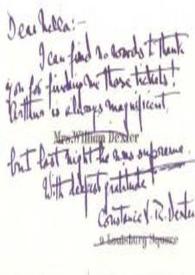 Carta dirigida a Aniela y Arthur Rubinstein. Boston (Massachusetts), 02-02-1957