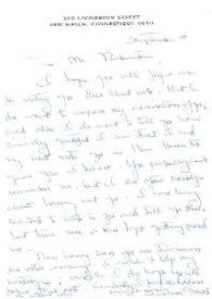 Carta dirigida a Arthur Rubinstein. New Haven (Connecticut), 10-09-1969