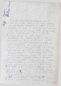 Carta dirigida a Aniela Rubinstein, 09-04-1947