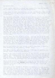 Carta dirigida a Aniela Rubinstein, 14-08-1977