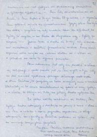 Carta dirigida a Aniela Rubinstein. Gotenburgo (Suecia), 20-03-1951