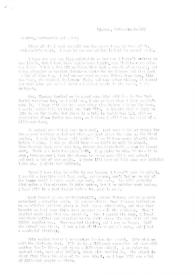 Carta dirigida a Aniela Rubinstein. Málaga (España), 10-02-1983