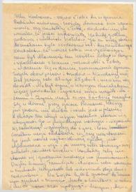 Carta dirigida a Aniela Rubinstein, 20-04-1974
