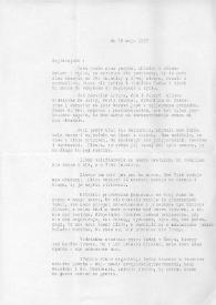 Carta dirigida a Aniela Rubinstein. Nueva York, 28-05-1957