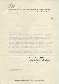 Carta dirigida a Arthur Rubinstein. Nueva York, 22-01-1968