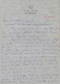 Carta dirigida a Aniela y Arthur Rubinstein. Nueva York (Estados Unidos), 22-06-1956