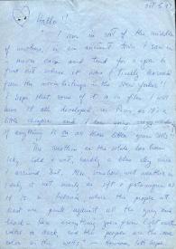 Carta dirigida a Aniela y Arthur Rubinstein. Italia, 05-10-1973