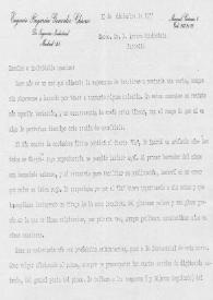 Carta dirigida a Arthur Rubinstein. Madrid (España), 10-12-1977