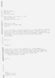 Telegrama dirigido a Arthur Rubinstein. Varsovia (Polonia), 28-01-1981