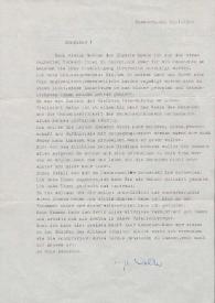 Carta dirigida a Arthur Rubinstein. Nuremberg (Alemania), 23-01-1966