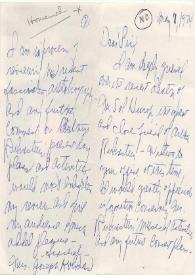 Carta dirigida a Arthur Rubinstein