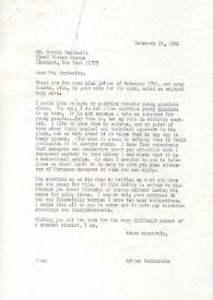 Carta a Martin Berkowitz, 21-02-1968