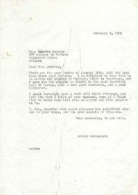 Carta dirigida a Austin Anievas, 05-02-1968
