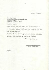 Carta a Hugo Dixon, 17-02-1971