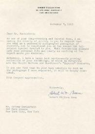 Carta dirigida a Arthur Rubinstein. Michigan, 07-11-1969