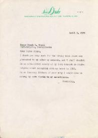 Carta a Mayor Frank L. Rizzo. Nueva York, 03-04-1976