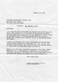 Carta dirigida a Adolfo F. Luca, 30-01-1969