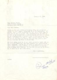 Carta dirigida a Aylesa Forsee, 07-01-1967