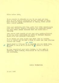 Carta dirigida a Germaine Bree, 17-05-1976
