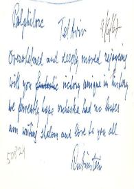 Carta dirigida a Abe Cohen, 09-06-1967