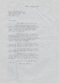 Carta dirigida a Anne Opperman, 11-10-1966