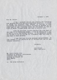 Carta dirigida a Alicia Moreno. Washigton D. C., 07-12-1992
