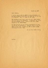 Carta dirigida a J. D. Pinkerton, 06-03-1964