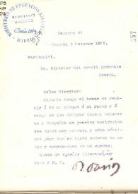 Carta de Rubén Darío a Director de Crédit Lyonnais, Madrid