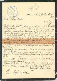 Carta de González, Demidio F.