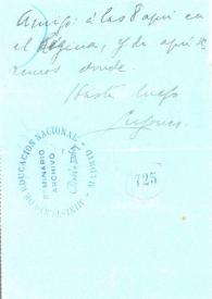 Carta de Lugones, Leopoldo